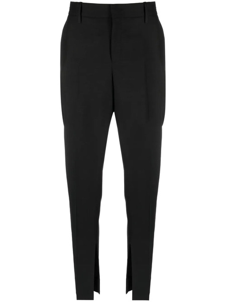  Gucci Side-slit Tapered Trousers - Black 