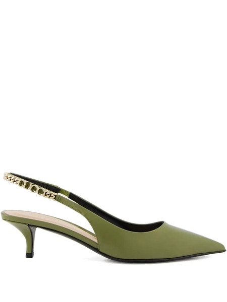  Gucci Signoria Slingback Pumps - Green 