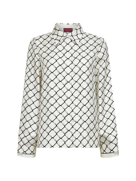  Gucci Silk Shirt - White 