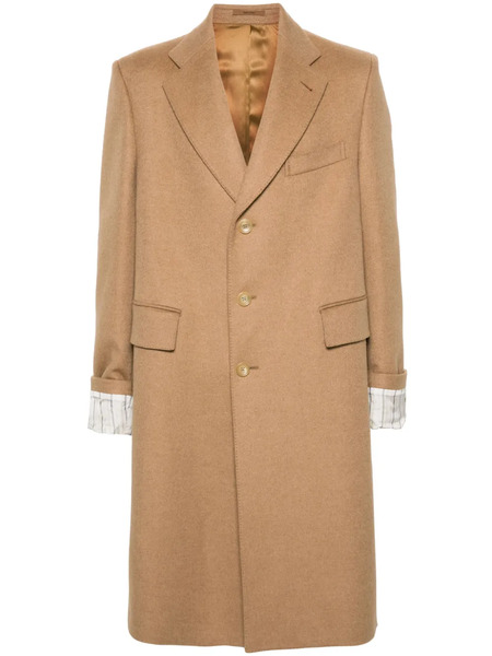  Gucci Single-breasted Coat - Brown 