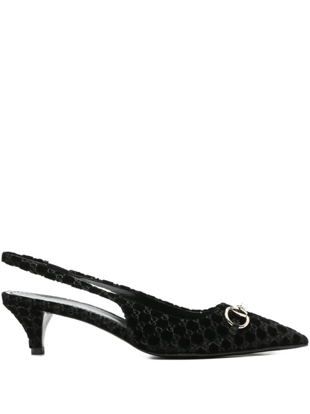  Gucci Slingback Pumps - Black 