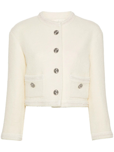  Gucci Tweed Jacket - White 