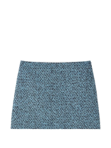  Gucci Tweed Mini Skirt - Blue 