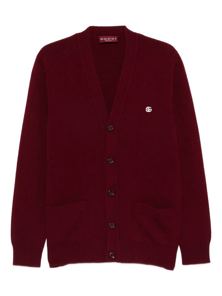  Gucci V-neck Cardigan - Red 