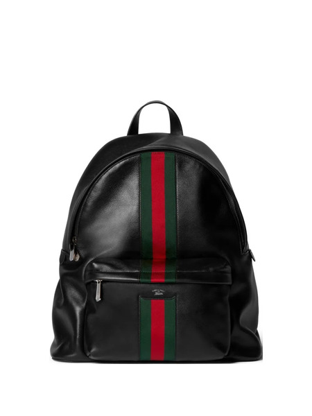  Gucci Web Trademark Backpack - Black 