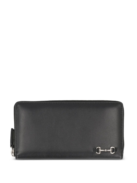  Gucci Zipper Clip Wallet - Black 