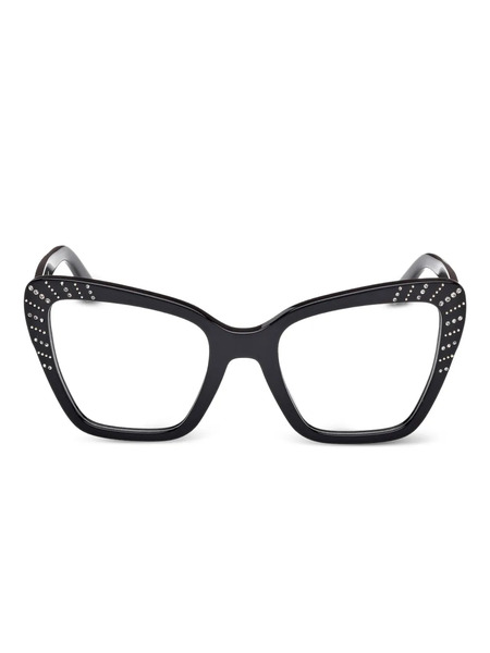  Guess Eyewear Embellished Cat-eye Glasses - Black 