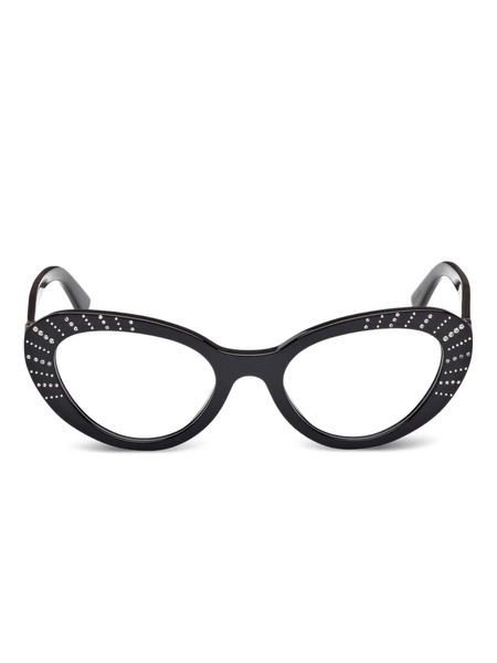  Guess Eyewear Embellished Cat-eye Glasses - Black 