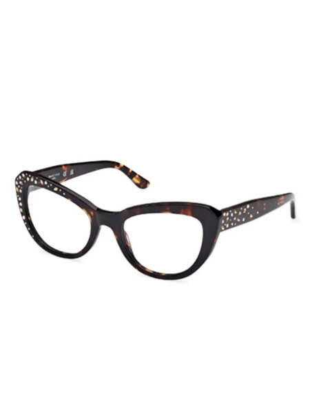  Guess Eyewear Geometric-frame Glasses - Brown 
