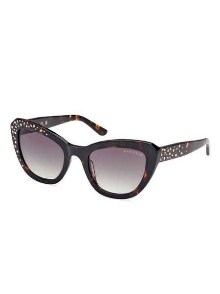  Guess Eyewear Geometric-frame Sunglasses - Brown 