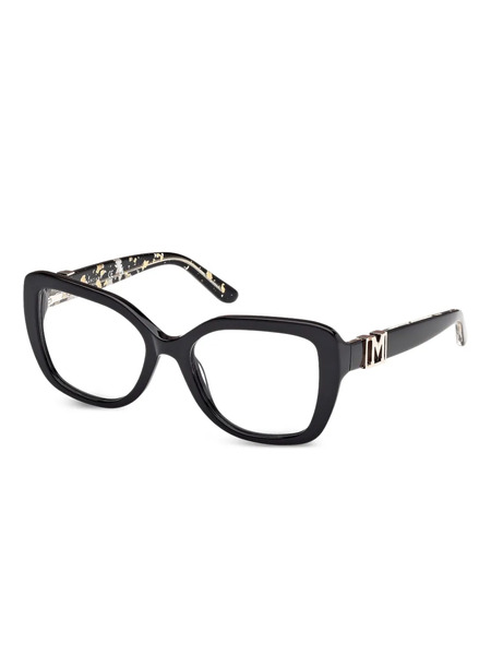  Guess Eyewear Logo-detail Square-frame Glasses - Black 