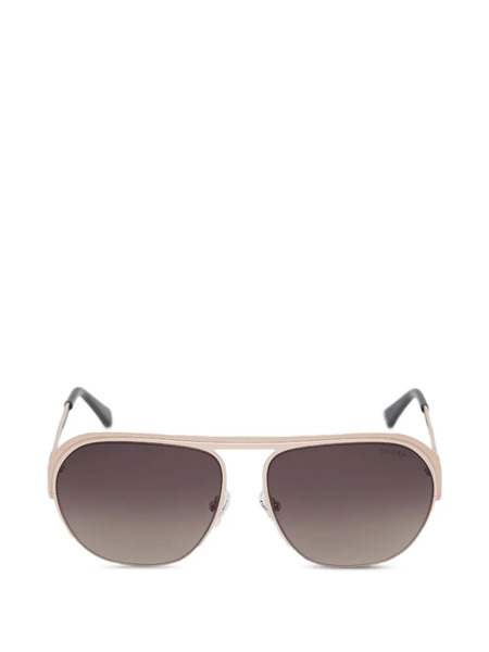 Guess Eyewear Pilot-frame Sunglasses - Gold 
