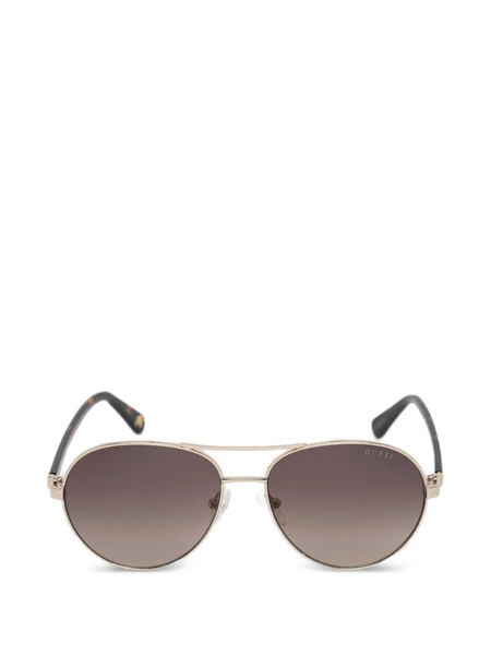  Guess Eyewear Pilot-frame Sunglasses - Gold 