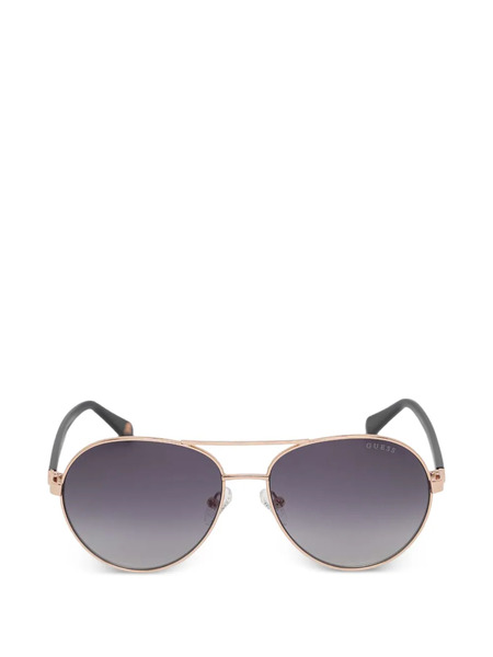  Guess Eyewear Pilot-frame Sunglasses - Gold 