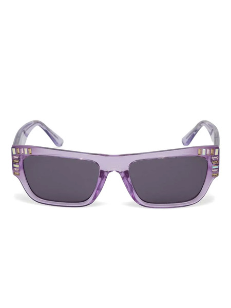  Guess Eyewear Rectangle-frame Sunglasses - Purple 