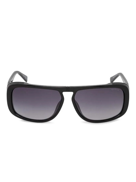  Guess Eyewear Rectangle Sunglasses - Black 