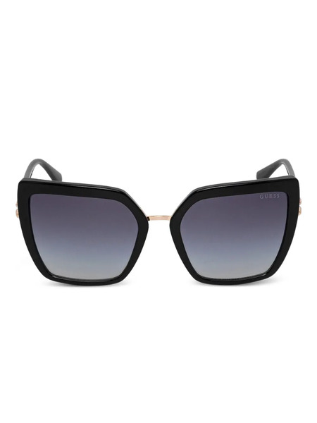  Guess Eyewear Square-pattern Chain-link Sunglasses - Black 