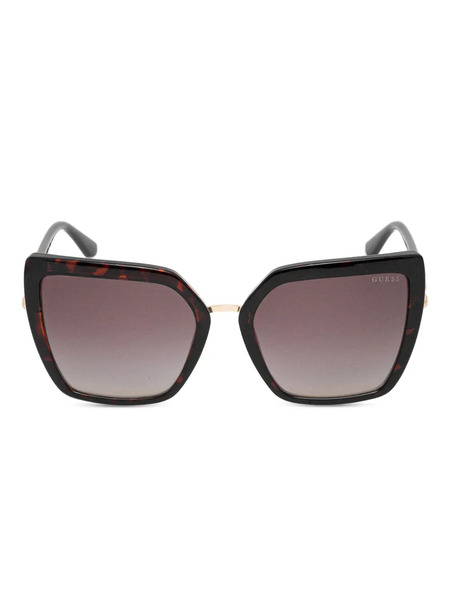  Guess Eyewear Tortoiseshell Geometric Sunglasses - Brown 