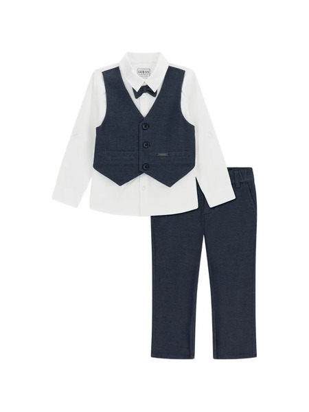  Guess Kids Button-fastening Two-piece Suit - White 