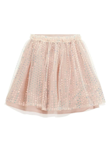  Guess Kids Floral-embroidered Tutu Skirt - Pink 