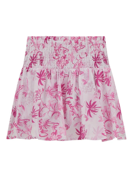  Guess Kids Palm Tree Mini Skirt - Pink 