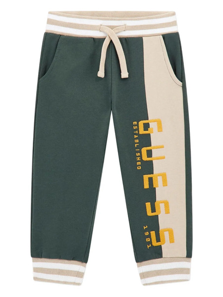  Guess Kids Panelled Drawstring Pants - Green 
