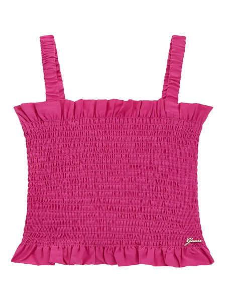  Guess Kids Ruched Tank Top - Pink 