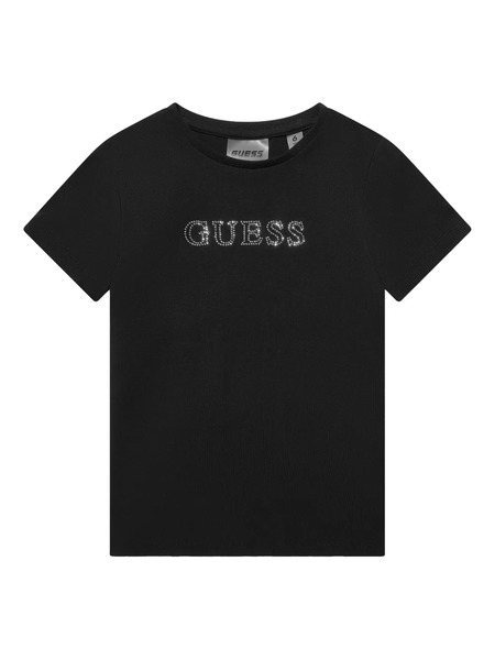  Guess Kids Sequin-logo T-shirt - Black 