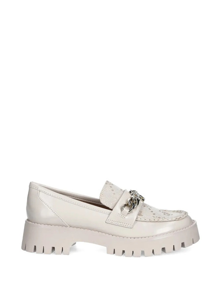  Guess Usa Almer Chain-detail Loafers - Neutrals 