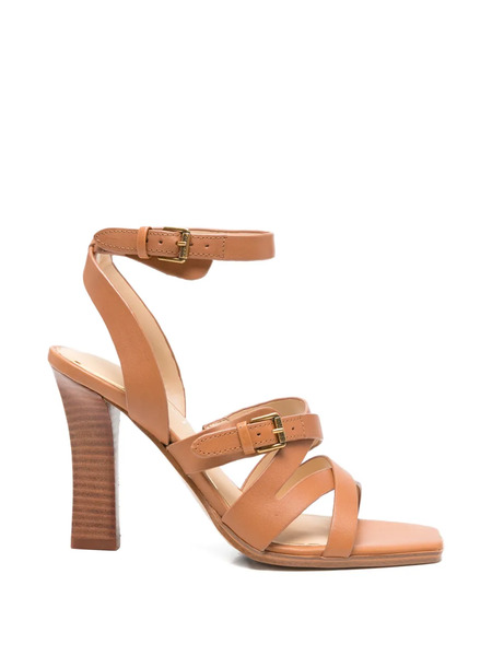  Guess Usa Buckle Strap Sandals - Brown 