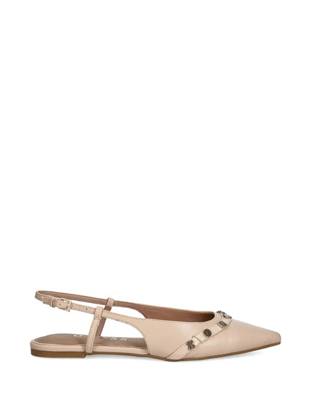  Guess Usa Dorlee Pointed Embellished Ballet Flats - Neutrals 