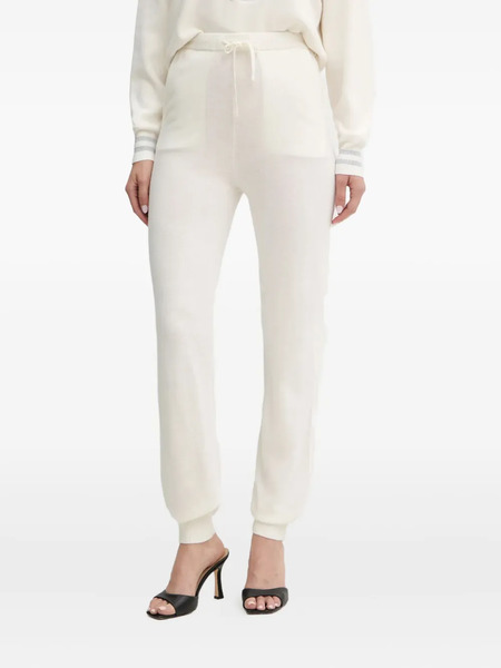  Guess Usa Drawstring Knit Track Pants - Neutrals 