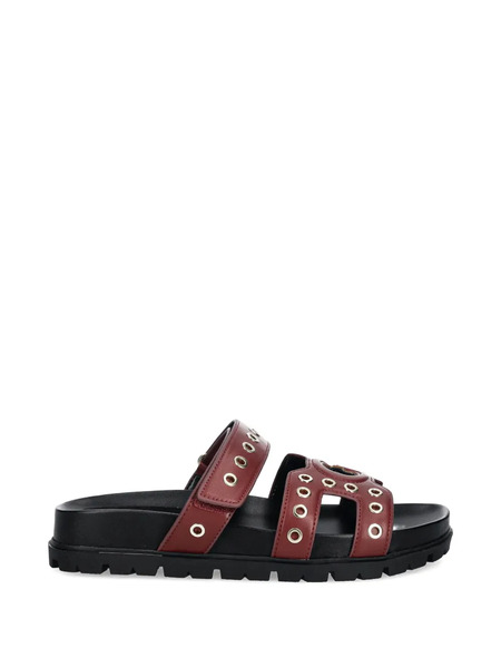  Guess Usa Fashie Eyelet-detail Sandals - Red 