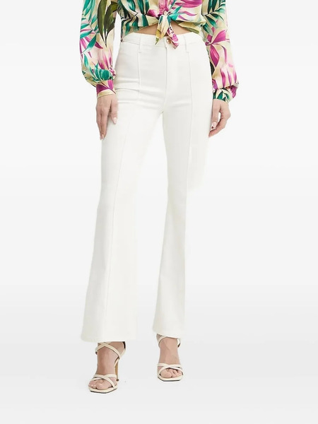  Guess Usa High-waisted Flared Jeans - White 