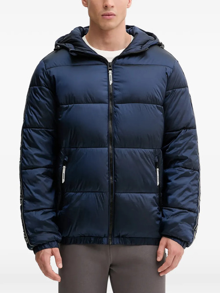  Guess Usa Hooded Puffer Jacket - Blue 