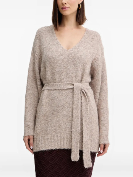  Guess Usa Kiyoka V-neck Sweater - Neutrals 