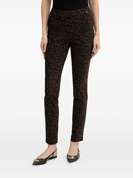  Guess Usa Leopard-pattern Trousers - Black 