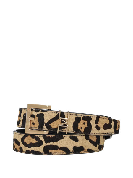  Guess Usa Leopard-print Belt - Neutrals 