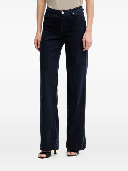  Guess Usa Logo Five-pocket Trousers - Blue 