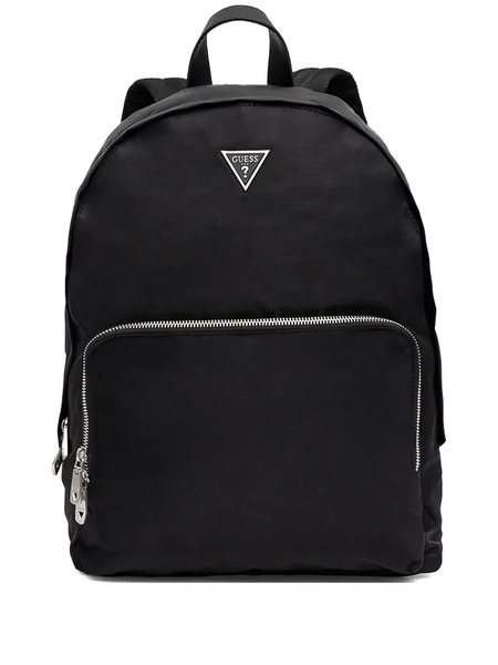  Guess Usa Logo-plaque Backpack - Black 