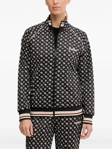  Guess Usa Logo-printed Sweatshirt - Black 