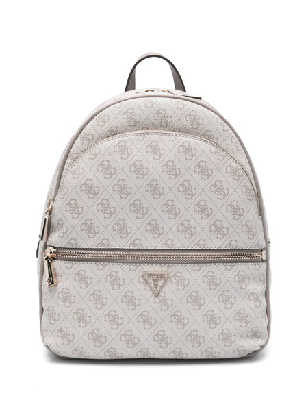  Guess Usa Manhattan Ii Patterned Zip Backpack - Grey 