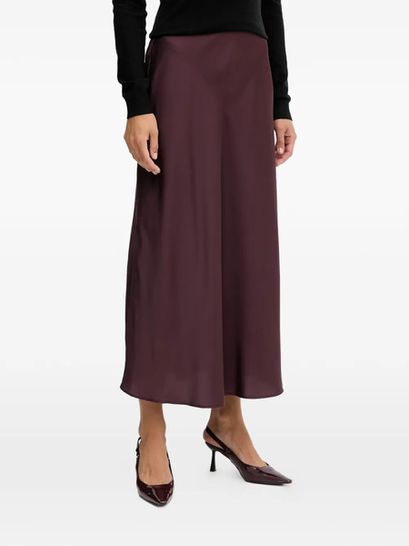  Guess Usa Metal-logo Mid Skirt - Purple 