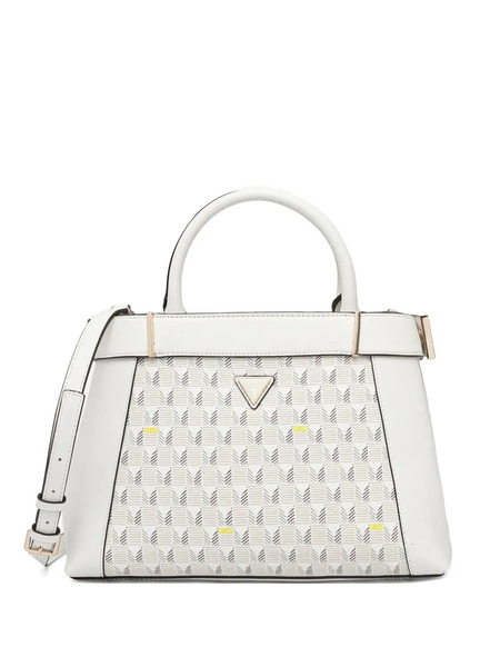  Guess Usa Patterned Crossbody Bag - White 