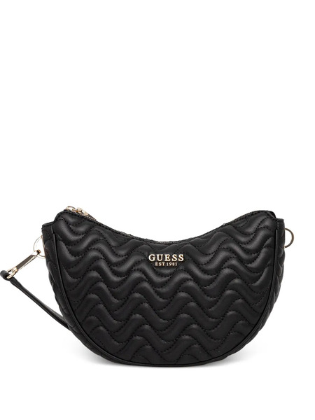  Guess Usa Quilted Chain Bag - Black 