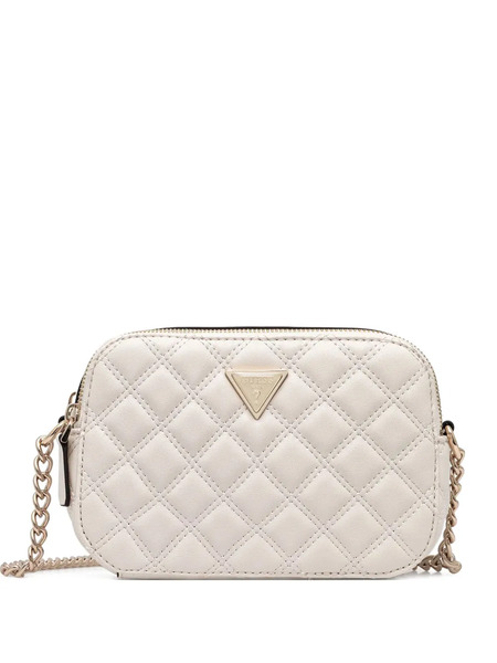  Guess Usa Quilted Chain-strap Cross-body Bag - Neutrals 