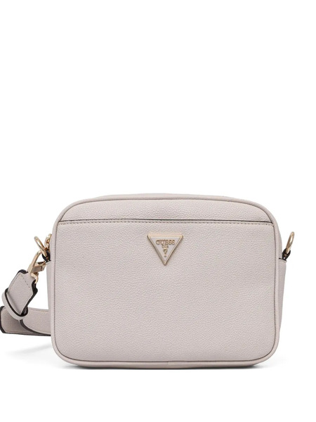  Guess Usa Triangle-logo Cross Body Bag - Neutrals 