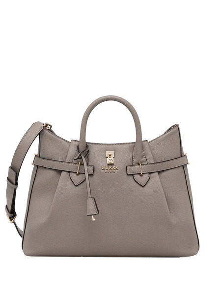  Guess Usa Yesba Buckle Padlock Tote Bag - Grey 