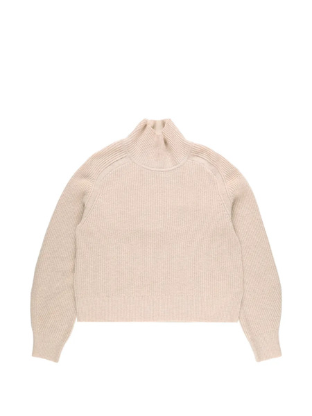  Guest In Residence Cropped Rib Turtleneck - Neutrals 