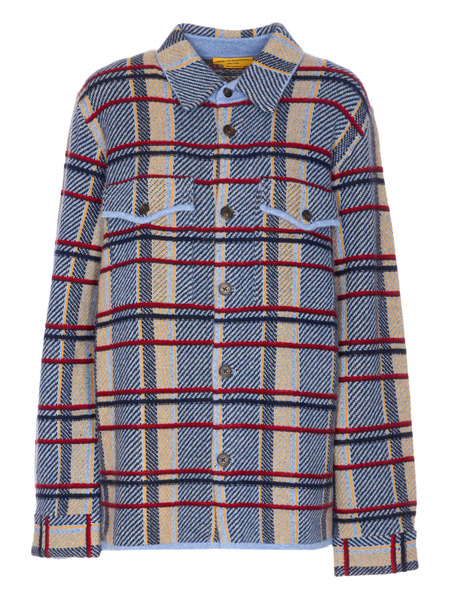  Guest In Residence Plaid-pattern Shirt - Blue 